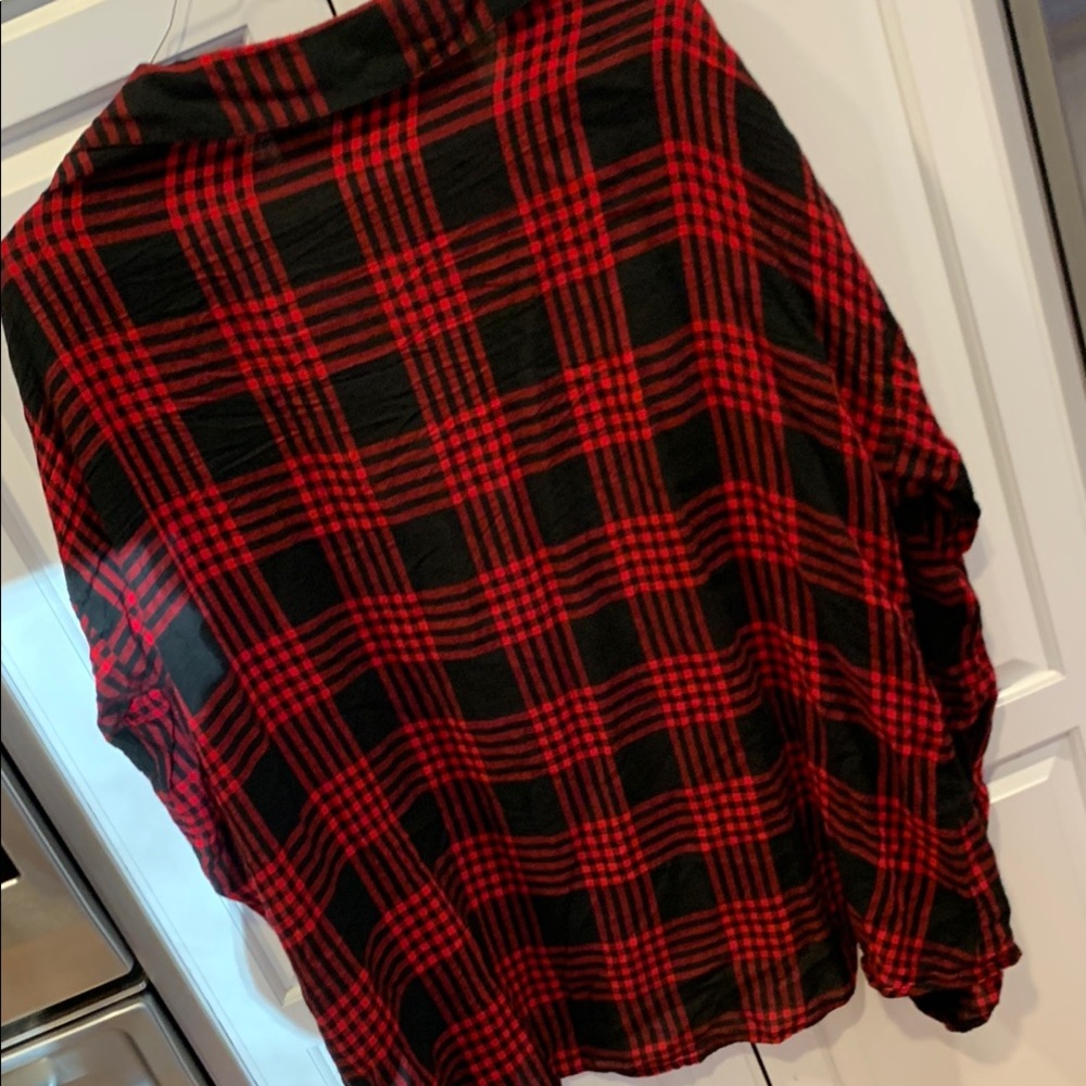 CCX Red and Black Plaid Shirt. Soft casual. Size L/20 - Picture 8 of 8